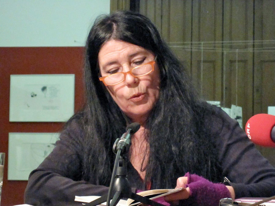 Petra Ganglbauer im Literaturhaus Graz